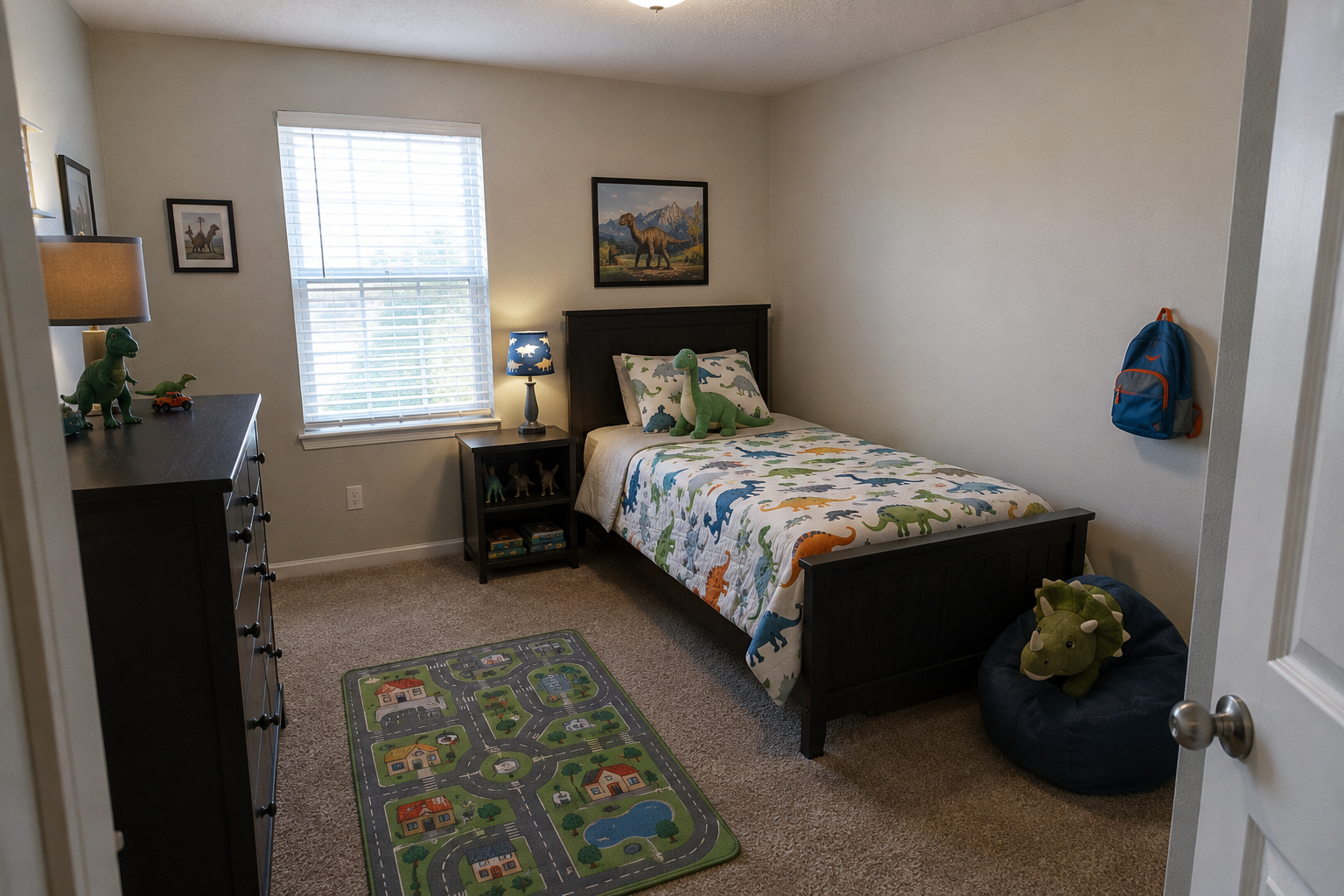 Children's room in a multi-family investment property